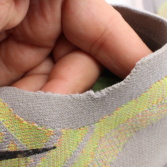 Nike Free 4.0 Flyknit Men's Size 12 Running Sneaker Grey Black Volt 717075-003 - Picture 11 of 11